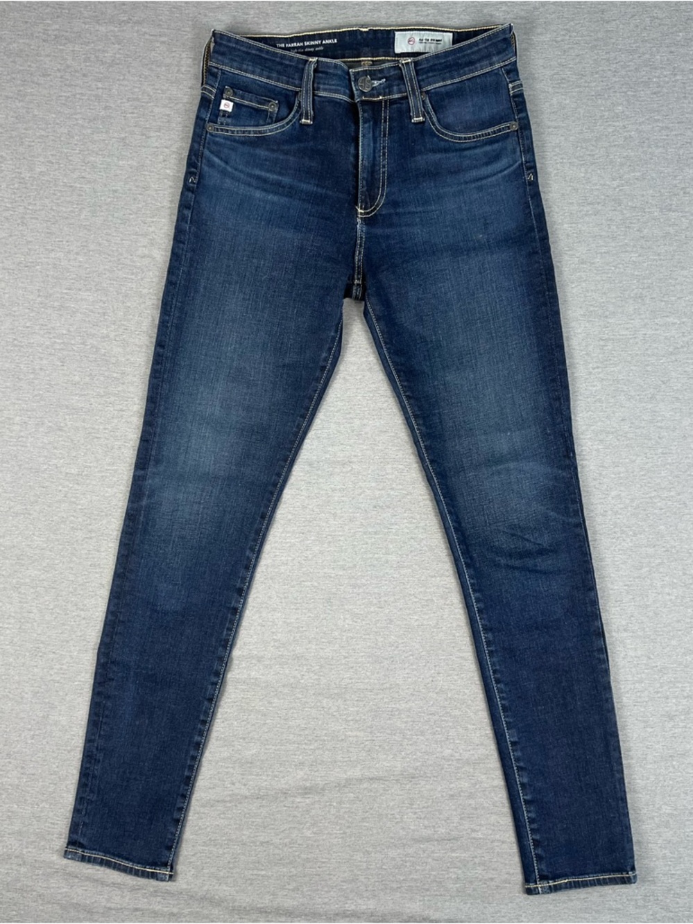 Ag Adriano Goldschmmied Farrah Dark Blue Skinny Jeans